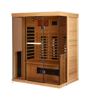 Infrared Sauna Cabin Designed for Home Wellness, Dual Glass Front, Full-Body Heating Panels, 5-Year Warranty — product view 10