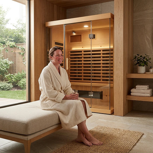 Featured outcome: NovaTherm DualVista Infrared Sauna Cabin