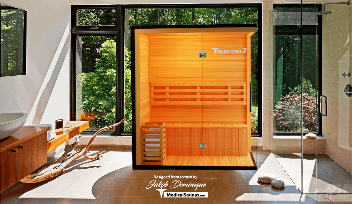 3 Person Home Steam Sauna | Traditional 7™